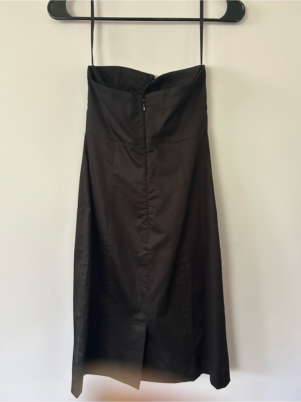 Gap Vintage Black Ponte Strapless Dress - Size 6  GUC - Picture 4 of 5